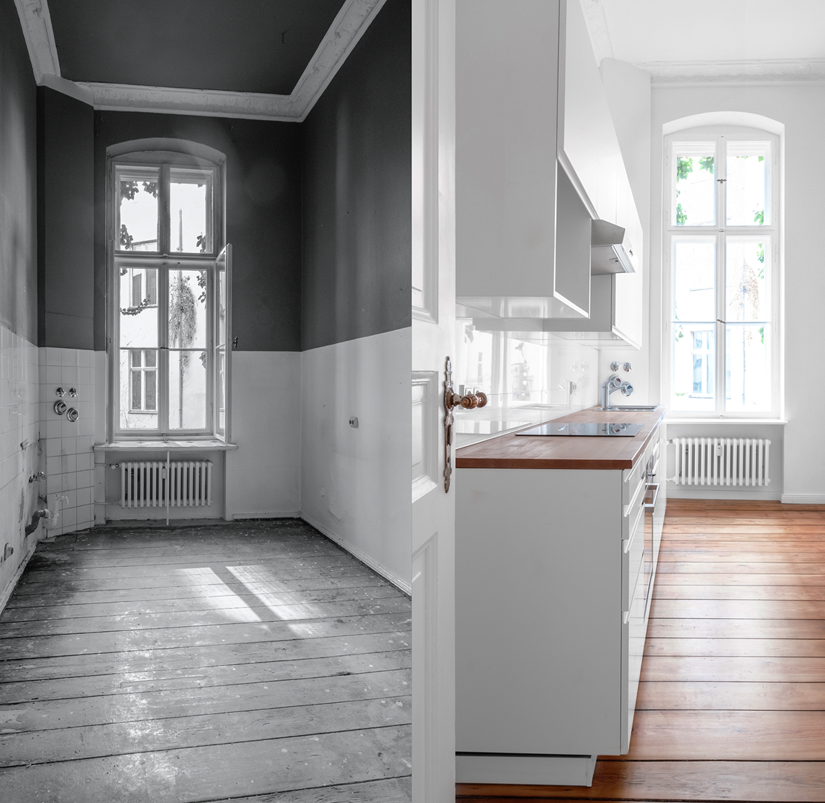 Re-design riqualificazione interni prima dopo Indovino Impresa