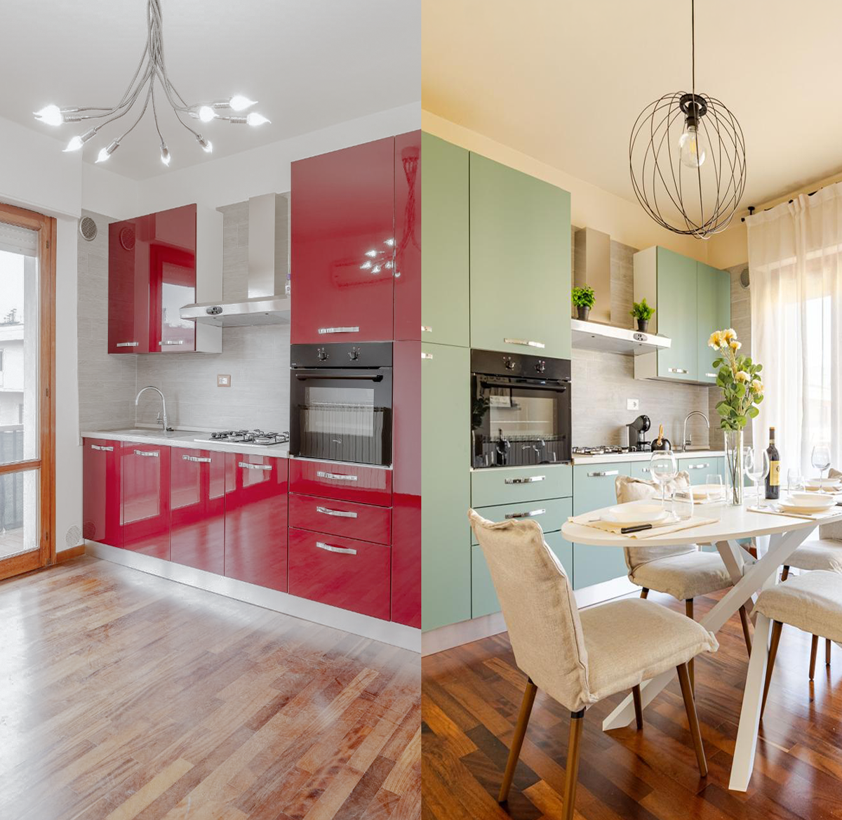 Re-design riqualificazione interni prima dopo Indovino Impresa